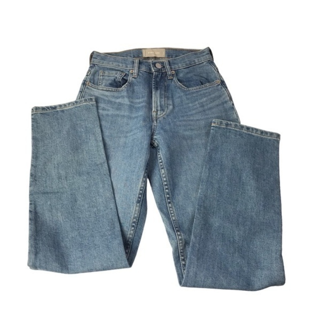 Everlane High Rise Straight jeans size 23 , light wash